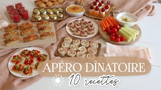 APERO DINATOIRE pour lété  10 recettes simples et délicieuses [upl. by Chouest483]