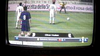 PES 2009 incredibile bug  Versione Holly amp Benji [upl. by Yrffej]