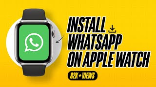 WhatsApp auf der APPLE WATCH installieren ⌚️  mit iOS 17 amp watchOS 10 2024  NilsHendrik Welk [upl. by Rimola]