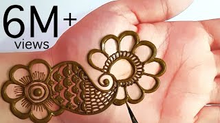 Easy Simple Special Stylish Mehndi Design Mehandi design for front hands आसान मेंहदी डिजाइन [upl. by Esserac]