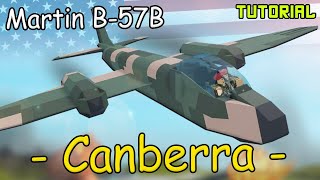 Martin B57B quotCanberraquot Jet Bomber  Plane Crazy  Tutorial [upl. by Nnairam51]