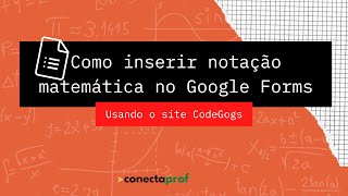 GOOGLE FORMS como inserir cálculos usando o CodeCogs❗ [upl. by Roht765]