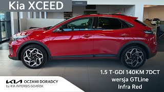 Kia XCEED MY2025 15 TGDI 140KM 7DCT wersja GTLine w kolorze Infra Red [upl. by Bergeman]