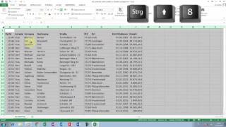 Excel Tipps und Tricks 62 Zeilen und Spalten ein und ausblenden [upl. by Adnohsek]