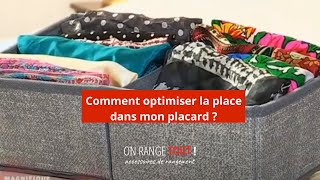 Comment optimiser la place dans mon placard   ON RANGE TOUT [upl. by Teece531]