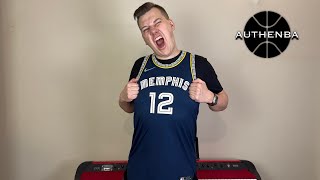 Authentic Nike CUSTOM BLANK Ja Morant Memphis Grizzlies 75th anniversary City mixtape NBA jersey [upl. by Enyalahs663]