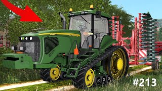 Cu NOUL TRACTOR la munca  John Deere 8520T FS17Roleplay213 [upl. by Shadow]