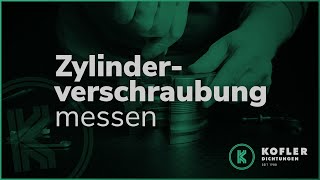 DICHTUNGEN anhand einer Zylinderverschaubung RICHTIG messen [upl. by Nedgo]