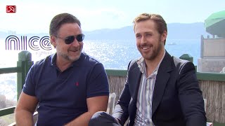 Russell Crowe on Ryan Gosling The Nice Guys [upl. by Kcirdlek]