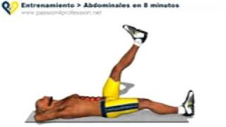 Abdominales en 8 minutos entrenamiento para hacer abdominales perfectos wwwkeepvidcom3gp [upl. by Ennirok446]