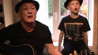 The Locomotion  Little EvaKylie Minogue  acoustic cover by Matthew and his Grandad [upl. by Gardiner731]