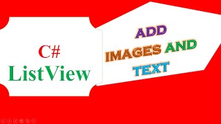 C ListView  Add Images and Text Dynamically [upl. by Allicserp]