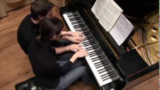 LomazovRackers Piano Duo Stravinsky Petrushka Danse Russe [upl. by Prochora]