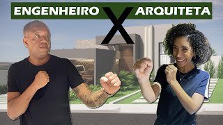 Engenheiro vs Arquiteto ÉDERVIN REENG quotProjetos e Execuções de obrasquot [upl. by Vasily]