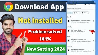 Chrome se app install nahi ho raha hai 2024  Chrome app not installed problem  app not installed [upl. by Ilrebmik324]