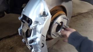 Install 6 Piston CTSV Brembo Brake Calipers on a 19982002 Camaro Z28 SS or Pontiac Trans Am LS1 [upl. by Yramanna]