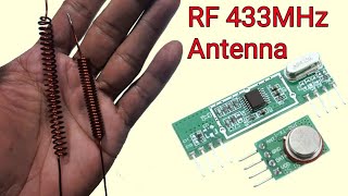 How to make RF433MHz Antenna 📡 Elab Industrial [upl. by Anahcra]