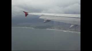 Avião da TAM pousando em Florianópolis [upl. by Walliw]