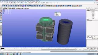 How to make the Weighted Companion Cube in Maya 2010 2 of 4 [upl. by Eelik]