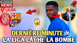 💥BOMBE EXPLOSÉ CEST IMPOSSIBLE LALIGA VIENT DE CETTE NOUVELLE BRUTALE DE ANSU FATIACTUALITÉ DU FCB [upl. by Aiciles171]