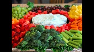 How to Make a Fruit and Veggie Tray [upl. by Kilbride]