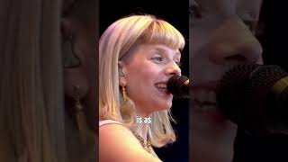 Aurora Aksnes talks about what performing in front of people feels like 😍 Live at Glastonbury 2024 [upl. by Assenat]