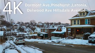 Pittsburgh DormontDelwoodLatoniaPinehurtsKelton Ave and more Walkthrough the Streets of Dormont [upl. by Novaelc]