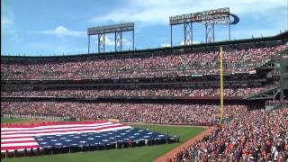 Pat Monahan Sings National Anthem [upl. by Neelhtak]