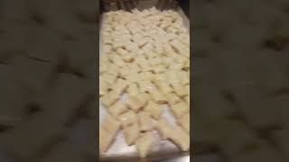 potato gnocchi service of pasta production for the seasonal menu pasta potato chef food foodie [upl. by Genia]