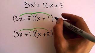 Factoring Quadratic Expressions Pt 3 [upl. by Kopaz437]