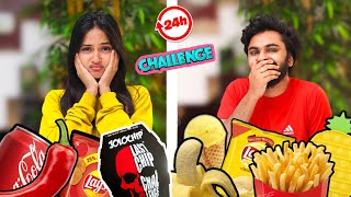 24hrs FOOD COLOUR CHALLENGE 🔥 പാവം DUDY തീർന്നു l UNBOXINGDUDE l [upl. by Siuqaj]