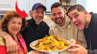 La mère de GAD ELMALEH fait un COUSCOUS à la BRIGADE DES FAST FOODS VLOG 1260 [upl. by Amieva]