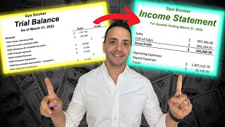 Turn a Trial Balance into an Income Statement in 4 steps [upl. by Beall]