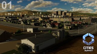 FIRST LOOK amp CITY BUILDING NEW BEGINNINGS  STARTING OUR DREAM CITY  CITIES SKYLINES II PART 01 [upl. by Scopp]