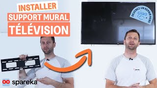 Comment installer le support mural dune télévision [upl. by Notak]