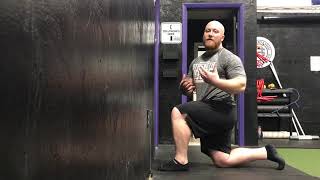 BonvecStrengthcom  Half Kneeling Ankle Dorsiflexion Test [upl. by Aerdnaid]