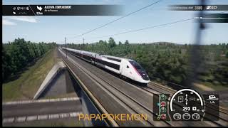 TRAIN SIM WORLD 4 035 TGV scénario Retour à Marseille [upl. by Artenek]