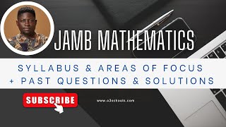 JAMB Mathematics Syllabus 2025 amp Areas of Concentration [upl. by Eb]