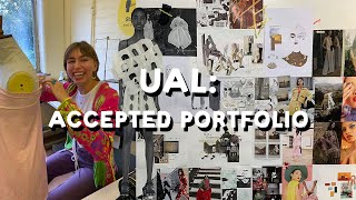 ual london college of fashion ACCEPTED PORTFOLIO [upl. by Marcello875]