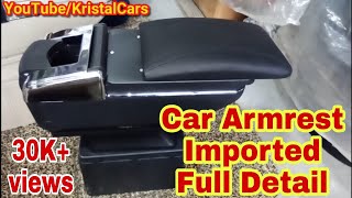 Universal ArmRest Imported  Car Armrest  Armrest For Car ARMREST [upl. by Eerot]