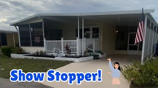 Show Stopper Mobile Home For Sale Ellenton Florida colony cove [upl. by Aramac]