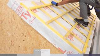 DuPont™ Tyvek® difuzinės plėvelės montavimo instrukcija [upl. by Asiar447]