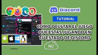 COMO OCULTAR EL JUEGO QUE ESTAS JUGANDO EN TU ESTADO DE DISCORD PC [upl. by Enileqcaj573]