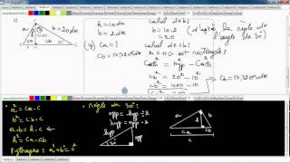 Secondaire 4 SN CST Québec Trouver les mesures manquantes dans le triangle rectangle exercice 4 [upl. by Onej]