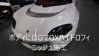 ガラスコーティング大阪 スピード関西 ロータスヨーロッパ225ホワイトパール経年車施工 [upl. by Senhauser950]