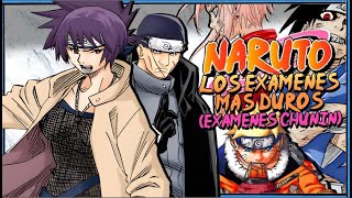 Naruto exámenes Chunin parte 1 Aparecen los grandes rivales [upl. by Ahsirk]