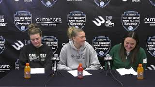 2023 Outrigger Big West Womens Volleyball Championship  No 3 seed Cal Poly [upl. by Carter]