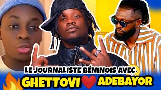 ADEBAYOR Rencontre Le Journaliste ANGE ZOUNTCHEGBE Qui Fait La Paix avec GHETTOVI [upl. by Trix]