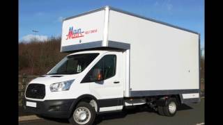 Hire a Ford Transit Dropwell Luton Removals Van [upl. by Rihana]