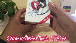 T600 smartwatch unboxing review tutorial smartwatch t600 [upl. by Fedora77]